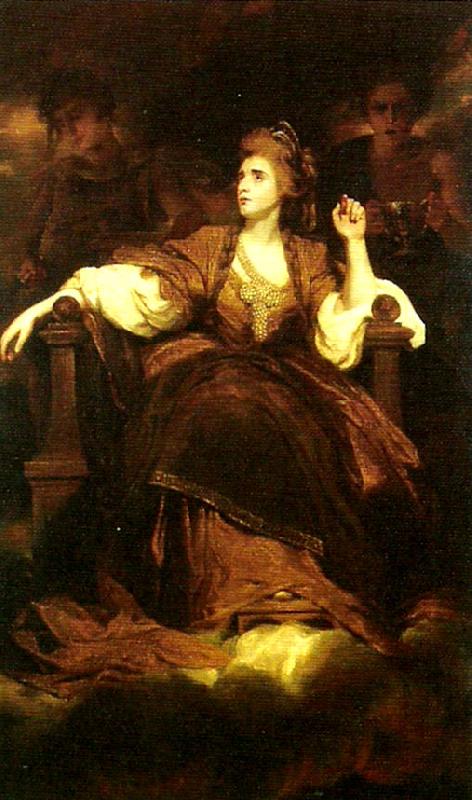 Sir Joshua Reynolds mrs siddons as the tragic muse Sweden oil painting art